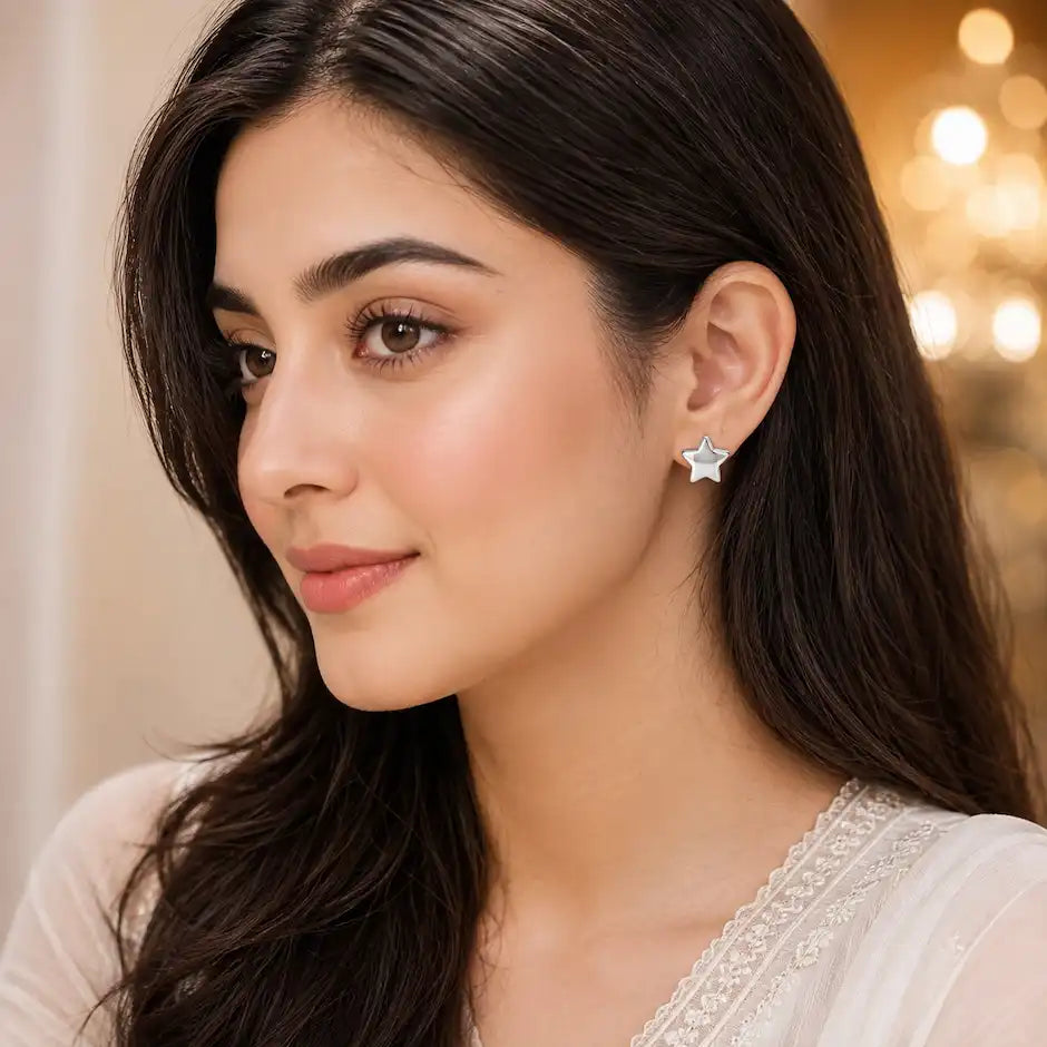 Starlight Star Stud Earrings