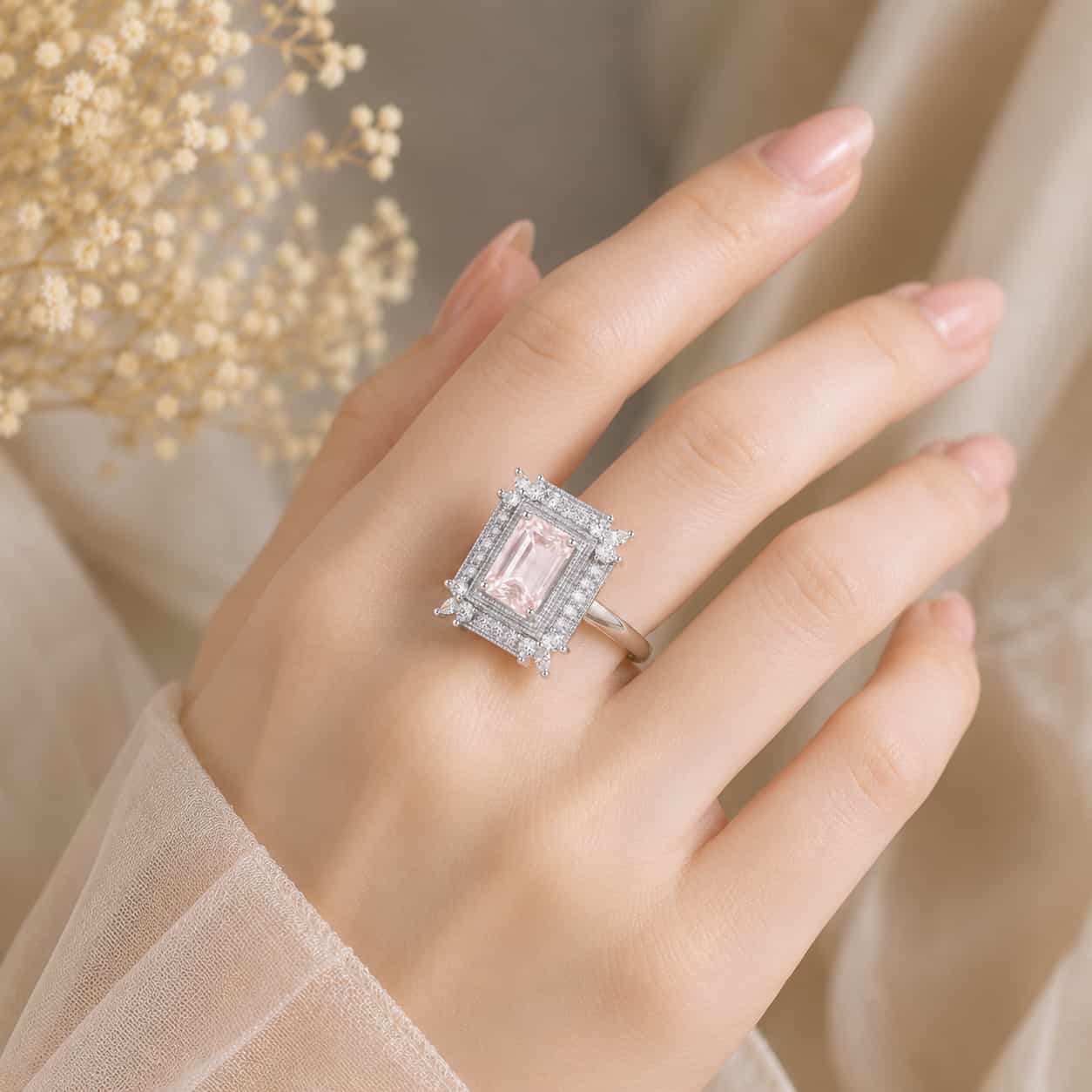 Royale Halo Statement Ring