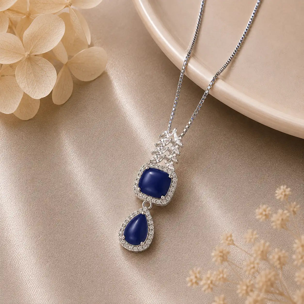 Celestial Drop Pendant Necklace