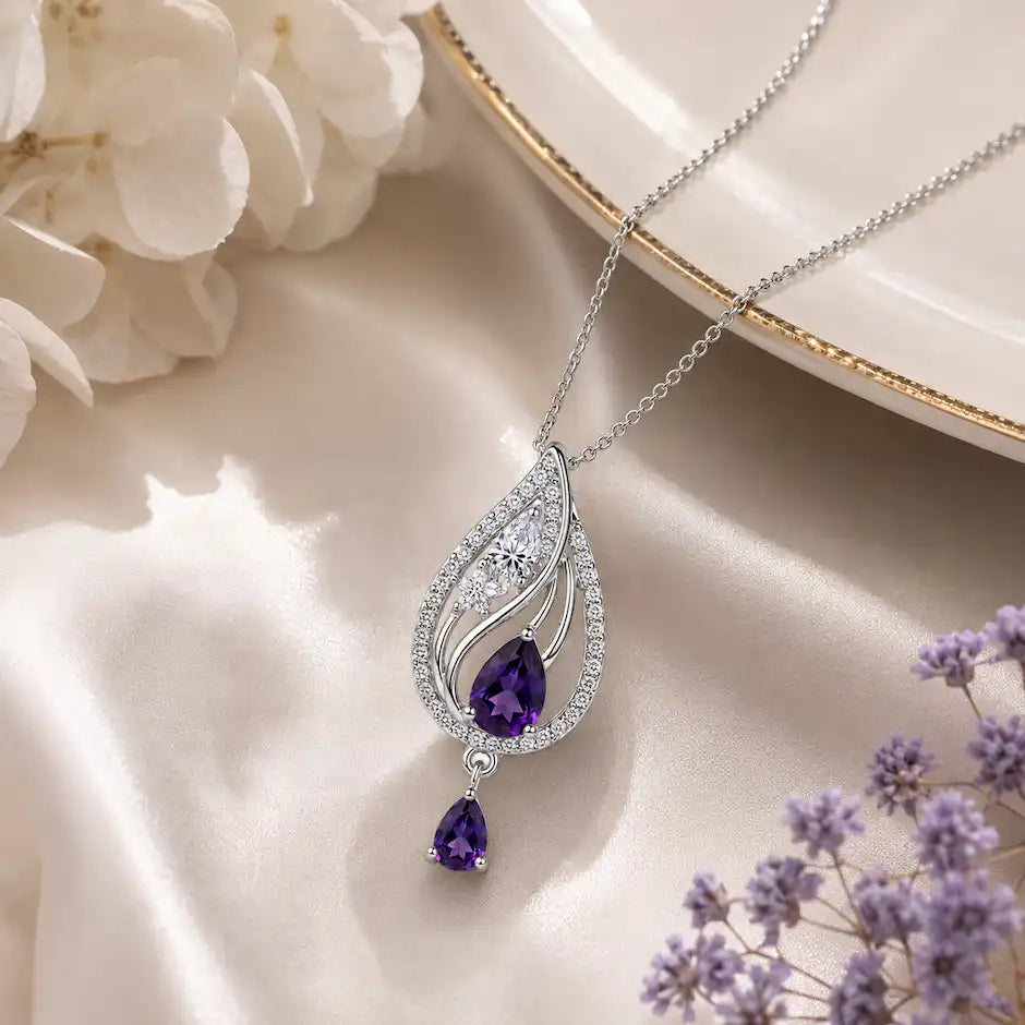 Celestial Drop Pendant Necklace