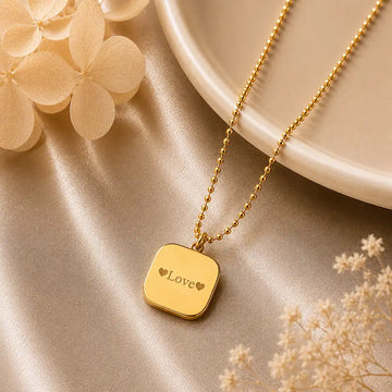 Love Charm Pendant Necklace