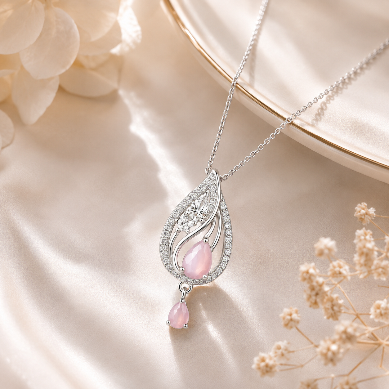 Celestial Drop Pendant Necklace