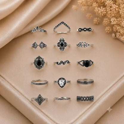 Vintage Noir Ring Collection
