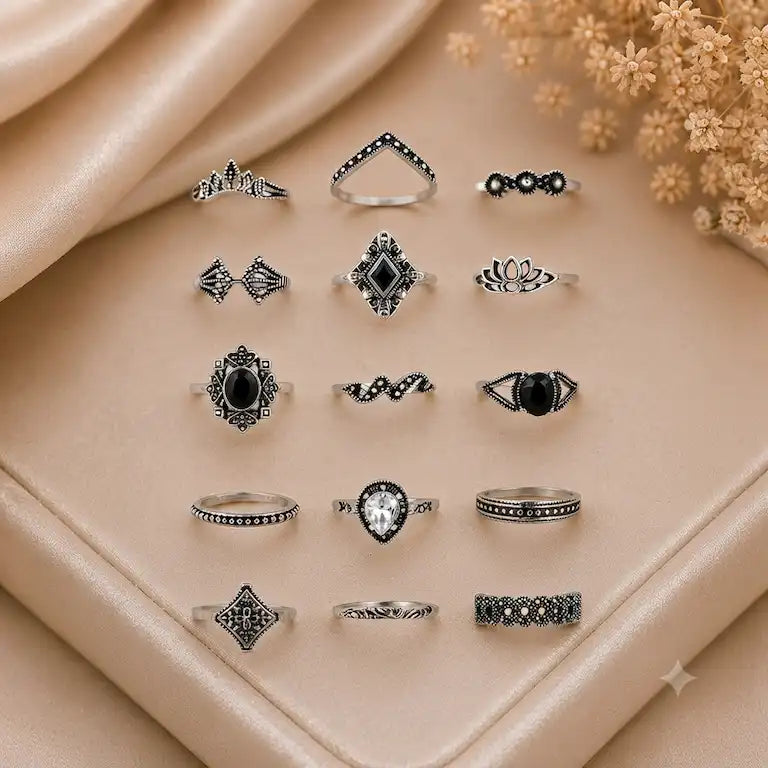 Vintage Noir Ring Collection