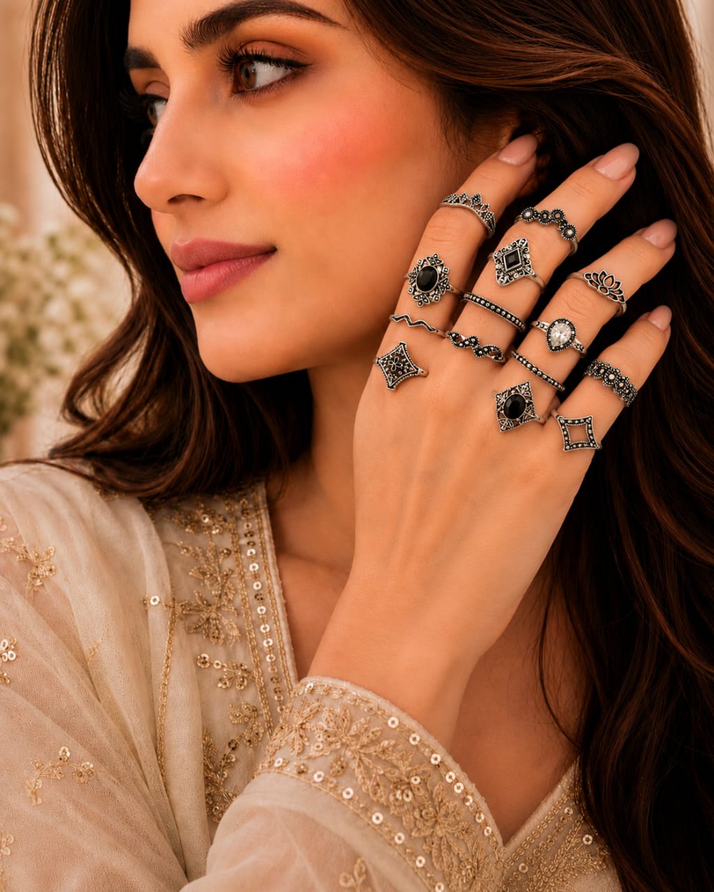 Vintage Noir Ring Collection