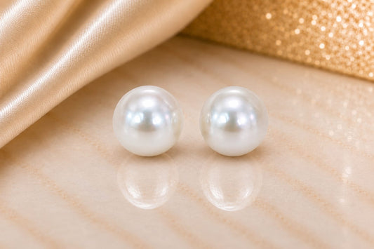Classic White Pearl Studs